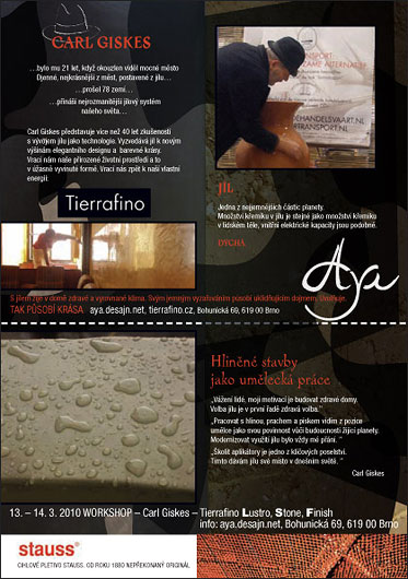 Pondělní Tierrafino - 15.03.2010 - Open Workshop a vernisáž